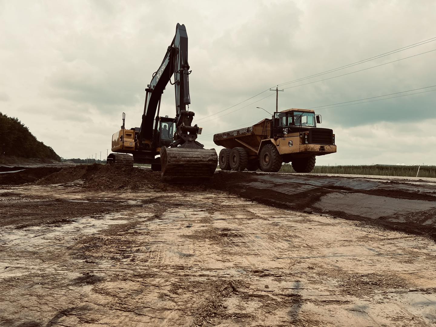 L.E.T. Construction crew at work